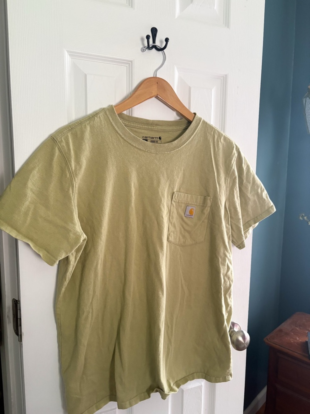 Carhartt Women’s Short-Sleeve Pocket T-Shirt — Light Olive